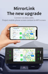 Lecteur MP5 universel pour voiture BQCC 5 pouces <span class=keywords><strong>1</strong></span> <span class=keywords><strong>Din</strong></span> avec écran tactile IPS HD, AUX, Bluetooth intelligent, éclairage couleur pour radio FM, caméra de recul - Product Image 2