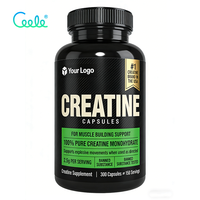 Créatine en capsules de marque privée, créatine universelle 300g, protéine pour la croissance musculaire, créatine monohydratée en comprimés et capsules de qualité supérieure