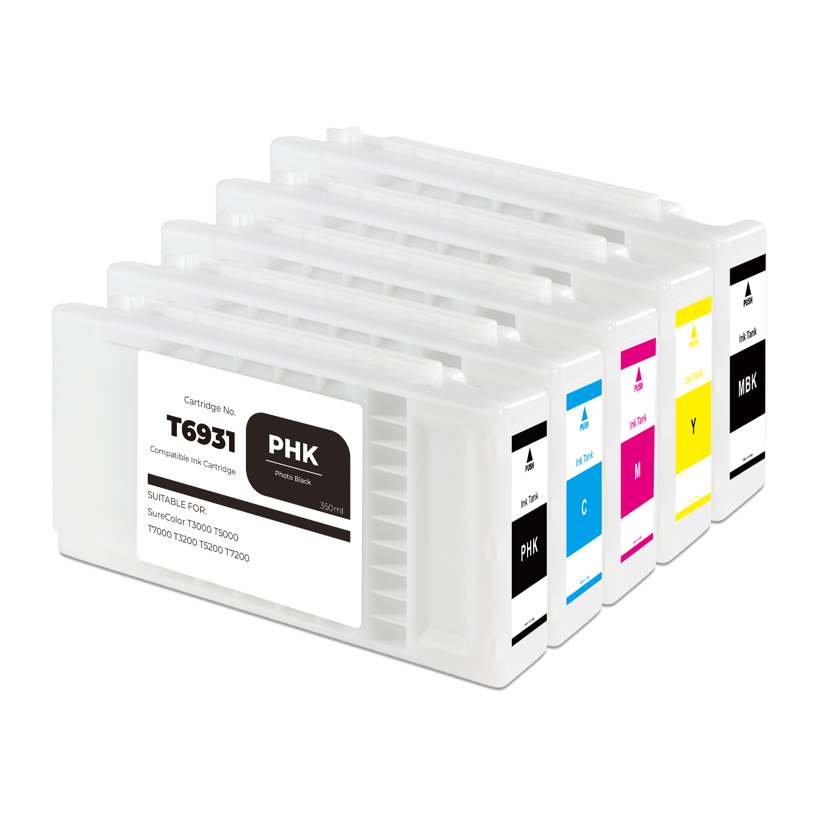 350 мл T6931-T6935 Совместимый картридж для принтеров Epson SureColor T3000 T5000 T7000 T3200 T5200 T7200 T3270 T5270 T7270 T7270