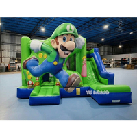 Châteaux gonflables Mario, combinaisons de jeux gonflables commerciaux pour enfants, location pour fêtes, service OEM personnalisé