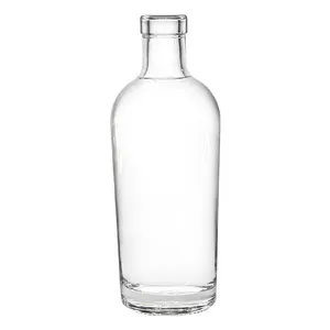 Offre Spéciale Personnalisé Fabricant 700ml Vodka Pistolet Bouteilles Mat Caps Whisky bouteille 700ml