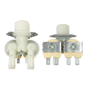 Vanne solénoïde pour machine à laver Samsung DC62 00024F DC62 00266E, vanne d'entrée d'eau, pièce de rechange électrique en plastique - Product Image 1