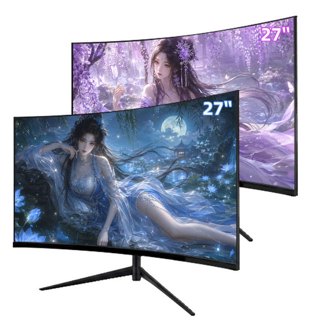 Computer Monitor 27 Inch Panel Desktop 2K/4K Professional 240Hz Slim 1500R Hot 1080P Factory Height Adjustable Curved Monitor