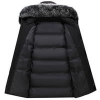 Veste d'hiver imperméable de haute qualité pour homme, taille plus, manteau en duvet, doudoune