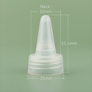 Hot bán 18/410 24/410 28/410 32/410 đen dài vòi phun nhọn Miệng <span class=keywords><strong>Twist</strong></span> Top <span class=keywords><strong>Cap</strong></span> cho bóp chai chất lỏng - Product Image 5