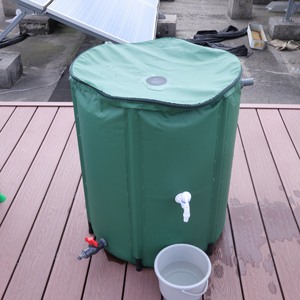 Réservoir de pluie en plastique sécurisé 200L, poche à eau pliable pour la collecte d'eau en extérieur - Product Image 4