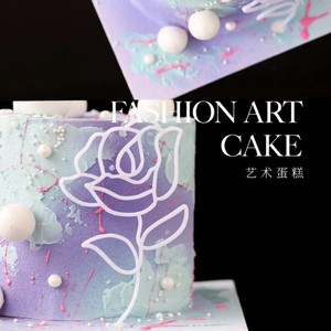 Décoration de gâteau en acrylique Honey And Sweetness, motif rose, pour la décoration de gâteaux - Product Image 3