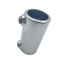 A149A Raccords de tuyauterie en fonte malléable à pince galvanisée de 26.9mm Connecteur de tuyau en fonte à manchon galvanisé à chaud 1 pièce quantité minimale de commande