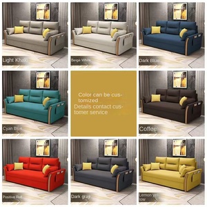JINS Modern Minimalist Expandable Fabric Upholstered Leisure <strong>Sofa</strong> <strong>Bed</strong> Armchair <strong>Office</strong> Living Room Bedroom <strong>Sofa</strong> <strong>Bed</strong> - Product Image 5