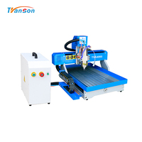 Router CNC 3 Axis Mini 4060 untuk Aluminium, PVC, PCB & Kayu, Kontrol Mach3, Spindle Tunggal