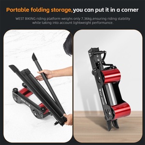 Nuevo <span class=keywords><strong>Rodillo</strong></span> de <span class=keywords><strong>Entrenamiento</strong></span> Magnético WEST BIKING para <span class=keywords><strong>Bicicleta</strong></span> de Interior para Ejercicio en Casa - Product Image 4