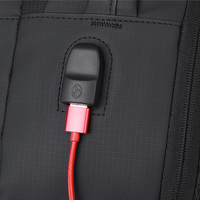 Mochila para Portátil de Gran Capacidad, Diseño Elegante, para Viajes Diarios de Negocios, con Puerto USB