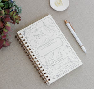 LABON Wellness Habit Tracker самозабота осознанность благодарность растения иллюстрация Обложка вдохновляющий журнал недатированный планировщик - Product Image 4