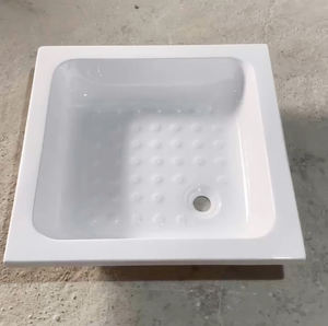 Bandeja <span class=keywords><strong>de</strong></span> <span class=keywords><strong>ducha</strong></span> antideslizante cuadrada acrílica blanca moderna <span class=keywords><strong>de</strong></span> 70x70cm, bandeja <span class=keywords><strong>de</strong></span> baño integrada Popular para hoteles - Product Image 2