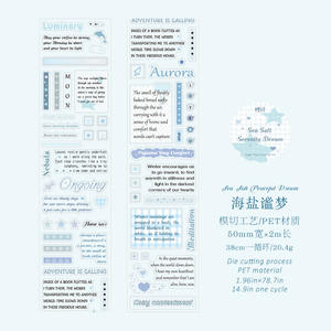 1 rollo de <span class=keywords><strong>cinta</strong></span> <span class=keywords><strong>washi</strong></span> de la serie Sugar Frost Love, estilo Instagram, para decoración de diarios, <span class=keywords><strong>cinta</strong></span> <span class=keywords><strong>washi</strong></span> troquelada. - Product Image 6