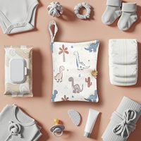 Sac de rangement pour couches de bébé personnalisé, sac de rangement portable pour les essentiels de bébé