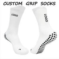 Chaussettes décontractées personnalisées pour homme et jeune homme, tricotées pour l'automne, respirantes, antidérapantes, à motif uni, en Nylon, Spandex et Coton, pour le sport