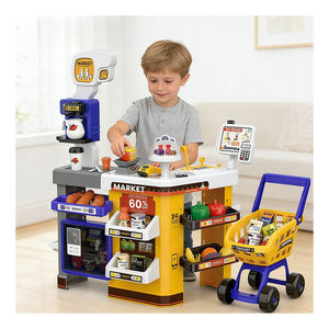 Juguete de Supermercado con Dinero de Juguete, Caja Registradora, Escáner, Juego de Imitación de Mercado Educativo para Niños - Product Image 3