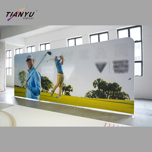 لافتة قماشية كبيرة مطبوعة للعرض التجاري والإعلاني، خلفية قماشية بسحاب 6×3 متر مع حامل في الصين - Product Image 5