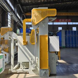 Machine de sablage à bande tournante CE avec système de <span class=keywords><strong>d</strong></span>époussiérage automatique pour application de revêtement <span class=keywords><strong>en</strong></span> poudre, moteur PLC haute pression - Product Image 2