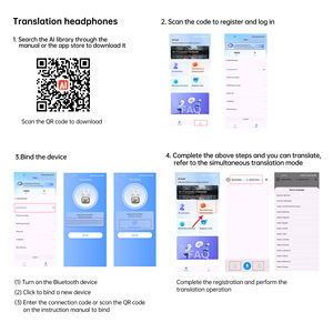 หูฟังแปลภาษา <span class=keywords><strong>156</strong></span> ภาษา ANC ไร้สาย หูฟังอัจฉริยะ แปลภาษาได้ กันน้ำ ตัดเสียงรบกวน - Product Image 6