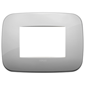 Vimar <b>Door</b> <b>Plate</b> Chrome 12.75x9.5x1.62mm Rectangular Frame - Product Image 1