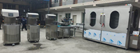 Nouvelle ligne de moulage de chocolat au pistache de Dubaï avec machine de dépose, prise européenne, garantie 1 an, 1200 kg pour barres de chocolat