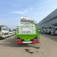 Camion Canon à Brouillard Léger de 7 Mètres Cubes, Diesel Euro 3, 4x2, Compact, pour la Suppression de la Poussière et la Désinfection par Pulvérisation