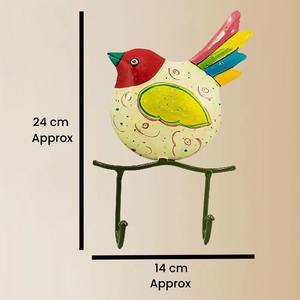 High Quality Antique Style Single Bird 2 Hook Wall <b>Hanger</b> – Durable Iron Decorative Home Organizer <b>Space</b>-<b>Saving</b> Decorative Hange - Product Image 2