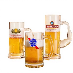Jarra de Cerveza Gruesa de Gran Capacidad con Asa para Beber Cerveza - Product Image 1