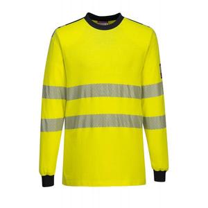 PORTWEST - FR701YNRS WX3 <b>flame</b> resistant high visibility yellow/blue navy T-<b>shirt</b> - EAN 5036108353972 <b>FLAME</b> RESISTANT WORKWEAR - Product Image 1