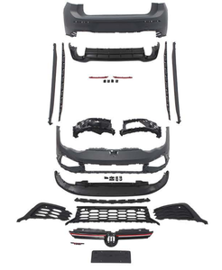 Système de pare-chocs de voiture modifié pour VW <span class=keywords><strong>Golf</strong></span> <span class=keywords><strong>8</strong></span> en <span class=keywords><strong>GTI</strong></span> <span class=keywords><strong>Clubsport</strong></span>, comprenant pare-chocs avant et arrière avec calandre, jupes latérales, kits complets - Product Image 1