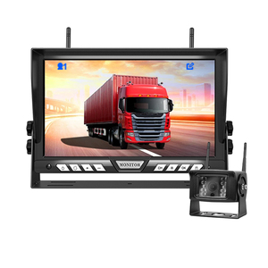 Ghi Âm Vòng Lặp Hỗ Trợ Đậu Xe 9 Inch AHD Màn Hình Hồng Ngoại Tầm Nhìn Ban Đêm Trailer <span class=keywords><strong>RV</strong></span> Không Dây Phía Sau Xem Sao Lưu Hệ Thống Máy Ảnh - Product Image 1