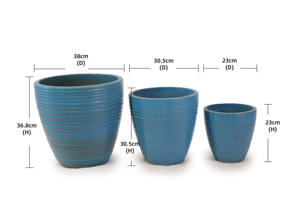 Maceta de Cerámica de Estilo Moderno, Transpirable, Envío Rápido - Product Image 4