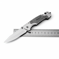 Couteau pliant 440C en gros avec manche en bois, prix d'usine pour la randonnée en plein air, le camping, l'usage domestique, couteau de poche EDC, support OEM
