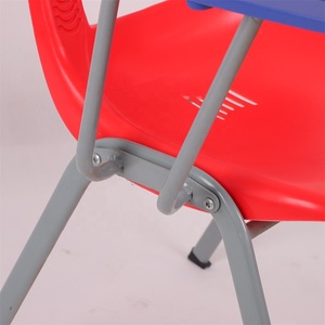 Marco de metal, muebles para adultos, Aula universitaria, tableta, brazo, silla escolar, silla de entrenamiento de plástico duro con reposabrazos para escribir - Product Image 5