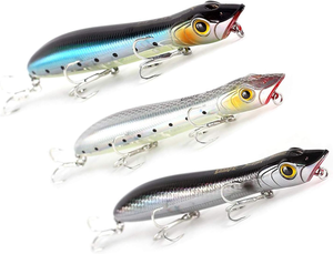 2025 nóng bán nổi mồi Pop Mồi Nhân Tạo cứng hỗn hợp màu sắc hàng đầu nước Mồi Câu Cá basspopper nước ngọt nước mặn câu cá - Product Image 5