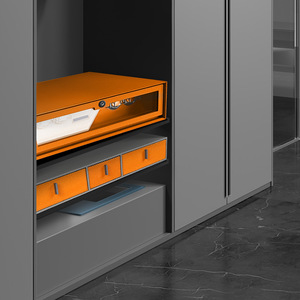 อุปกรณ์สั่นสะเทือนในตู้เสื้อผ้าและลิ้นชักหนังที่เปิดด้วยลายนิ้วมือ - Product Image 3