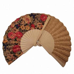 Abanico de Lino Ecológico Vegetariano Hecho a Mano de Lujo, Color Natural, Color Personalizado, 23 cm, Regalo - Product Image 1