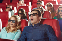 Lunettes 3D polarisées circulairement RealD PET IMAX VR tout-en-un avec écran virtuel de 50 à 80 pouces Rouge Bleu Vert