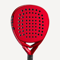 Raquette de paddle-tennis professionnelle personnalisée ULTRA POWER - Marron, haute qualité, fibre de carbone, surface rugueuse