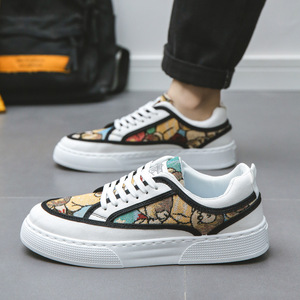 Nhà Máy Bán Buôn 2024 Cao Su Dập Nổi Giày Vải Có Mâm Thể Thao Mặc Người Đàn Ông Thở Của Giày - Product Image 3