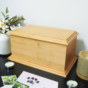Groothandel <span class=keywords><strong>Custom</strong></span> Bamboe Huisdierherdenkingsdoos Doodskist En Urnen Doos Cinerary Kist Voor As Van Huisdieren - Product Image 1