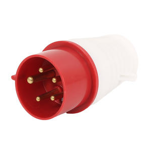 Enchufe Industrial de 400V IP66 Impermeable Trifásico con Conexión a Tierra Estándar y Conector de Plástico - Product Image 2