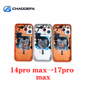ชุดดัดแปลง DIY สำหรับอัพเกรดเคสโทรศัพท์ 17 Pro Max ดีไซน์แบบแท่ง พร้อมชุดตกแต่งระดับพรีเมียม ฝาหลังกระจก กรอบโลหะ - Product Image 1