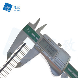Yz Pin Header 2.54mm Pitch 1x40P ขั้วต่ออิเล็กทรอนิกส์ทองแดงชุบทองแบบแถวเดียว - Product Image 3