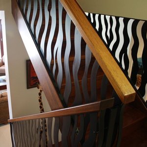 Tùy chỉnh rèn sắt cầu thang CNC Laser cắt tấm bespoke phép đo - Product Image 5