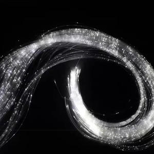 Lampe LED à <span class=keywords><strong>fibre</strong></span> <span class=keywords><strong>optique</strong></span> personnalisée, indice de protection IP33, télécommande, intensité variable, température de couleur multiple, décoration de mariage, lumière cascade fluide haute performance - Product Image 1