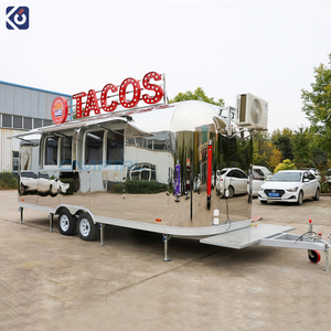 CAMPTRL Rimorchio Mobile per BBQ, Caffè e Cibo Completamente Attrezzato <span class=keywords><strong>in</strong></span> Acciaio Inox per Street Food - Product Image 1