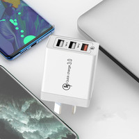 Adaptateur de voyage universel 3 en 1, pack de 3 prises multi-AU/US, adaptateur série USB 3/4 ports